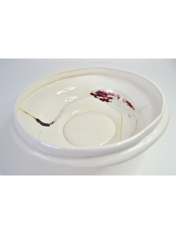 Supieră din porțelan cu cocor