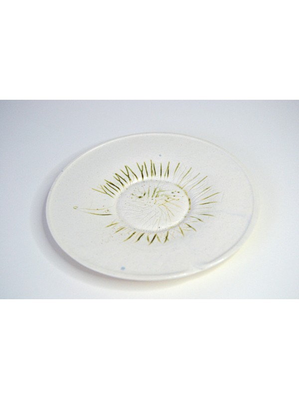 Farfurie de cafea din porțelan cu arici